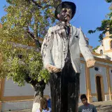 Llenan de aceite una estatua de José Gregorio Hernández en Guárico