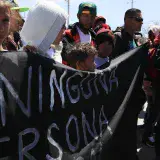 Migrantes reclaman justicia a López Obrador