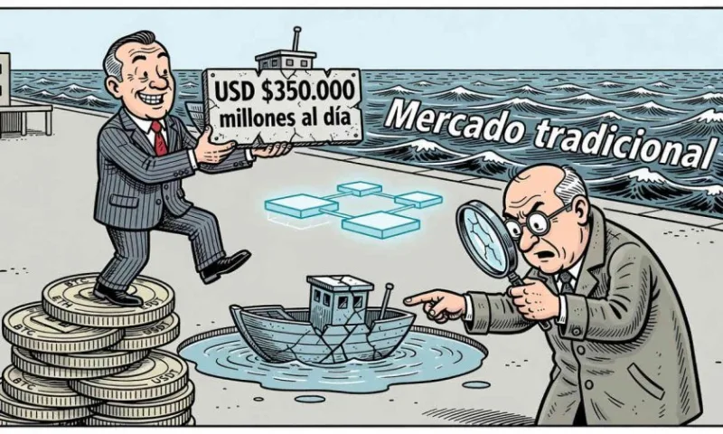 Repos tokenizados mueven hasta USD 350.000 millones al día