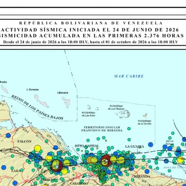 Publicación de Instagram de Fundación Venezolana de Investigaciones Sismológicas