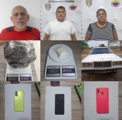 Detenidas tres personas con droga en Machiques