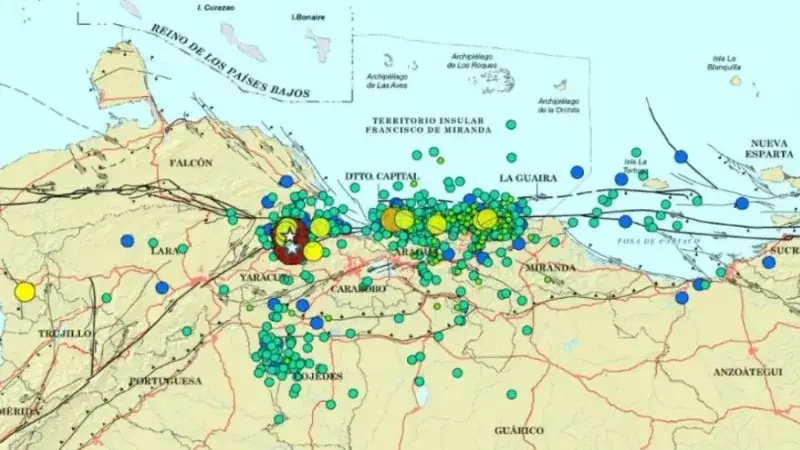 Funvisis contabiliza 1.204 sismos en Venezuela en 408 horas