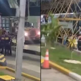 Ataque armado contra autobuses de aficionados del Táchira
