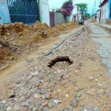 Calle Torres en Carora sigue cerrada por reparación inconclusa