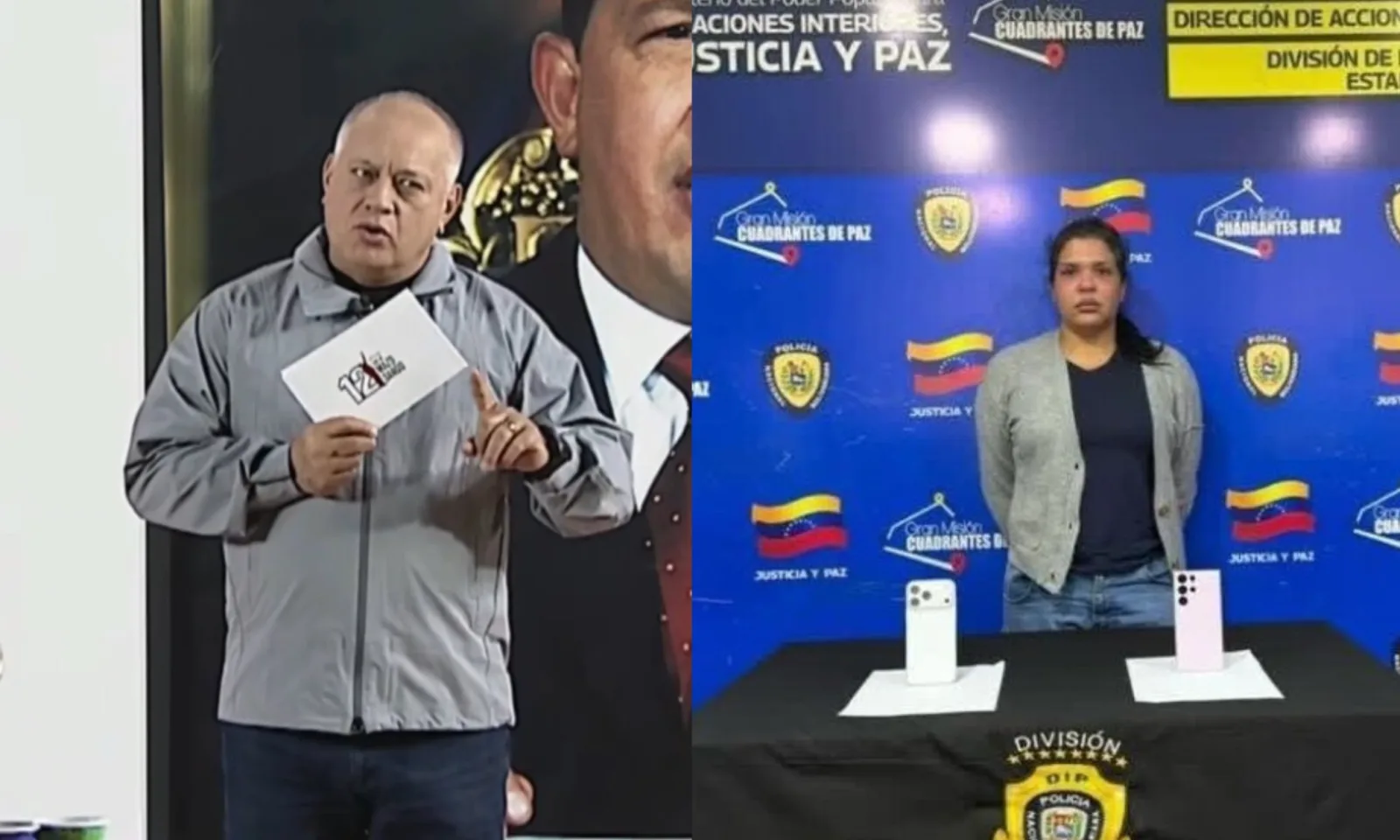Diosdado Cabello confirma arresto de mujer viral por alardear
