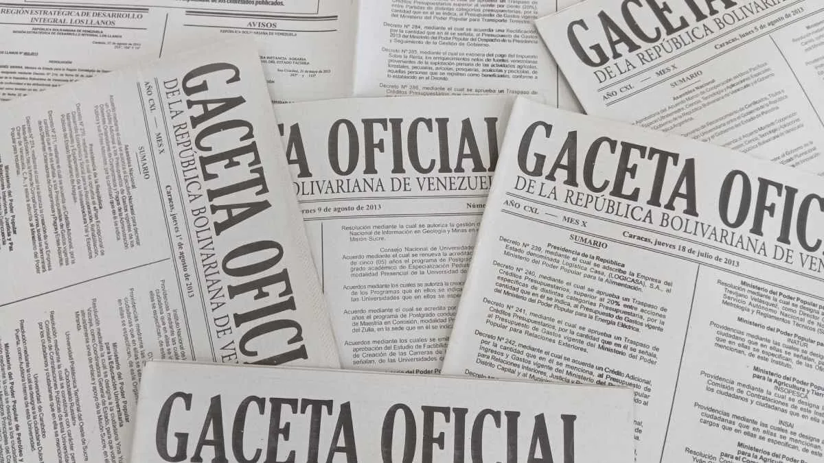Gaceta Oficial 43.460 detalla nuevas designaciones e intervenciones