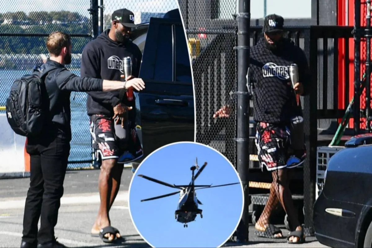 La NBA valida el uso del helicóptero de LeBron James