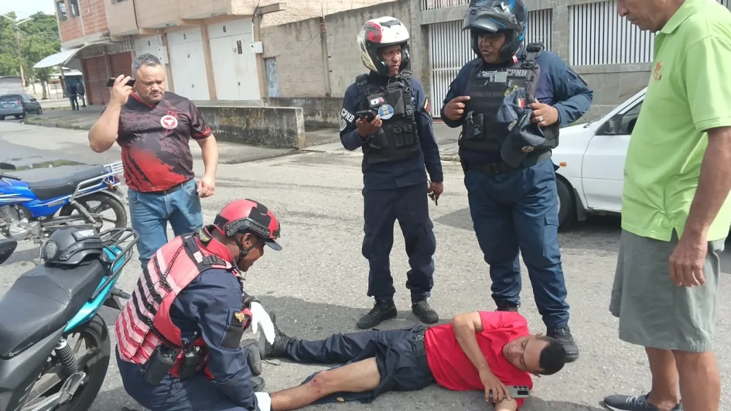 Funcionario de la PNB resultó herido en Valencia