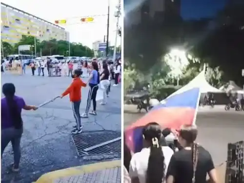 Afectados por sismos en Caracas protestan por falta de ayuda