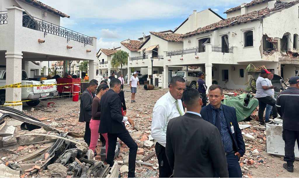Investigan empresa de gas por la explosión de mansión en Lechería