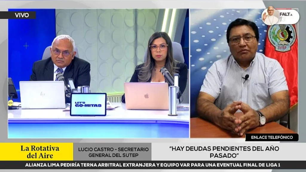 Sutep advierte que podría convocar una huelga indefinida en Perú