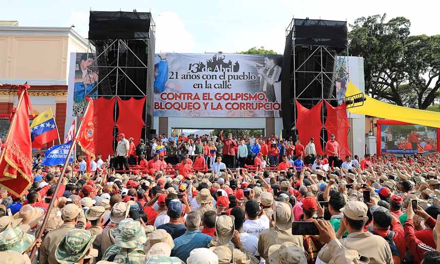 Oficialismo conmemora memoria de Chávez con marcha antigolpista