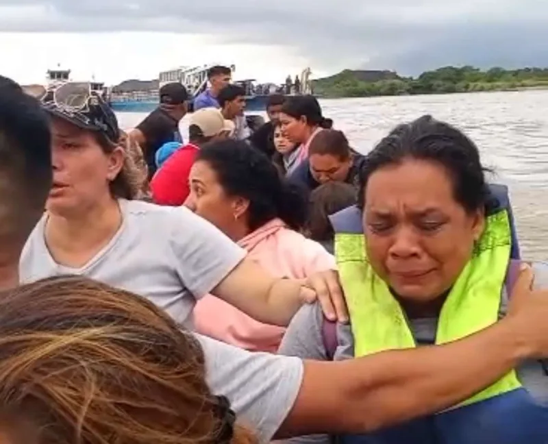 Guaya de 34,5 kilovoltios cayó sobre chalana en el Orinoco