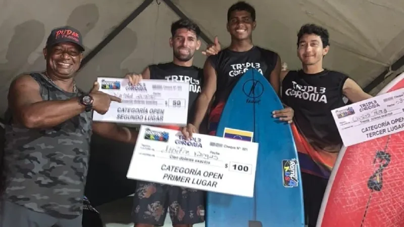 Playa Palma Sola recibió la segunda parada de surf en Carabobo
