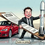 Barclays analiza posible fusión entre Tesla y SpaceX