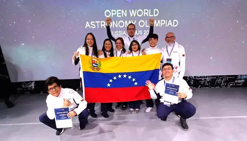 Venezuela logró mención honorífica en Olimpiada de Astronomía