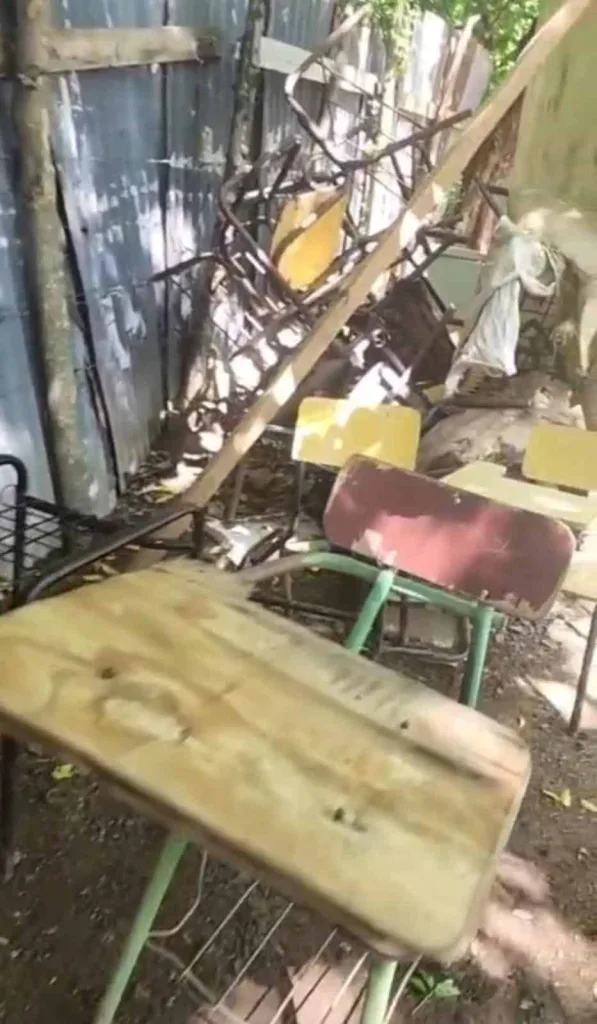 Una escuela de Fantino funciona en cuatro aulas improvisadas