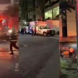 Cuatro autos ardieron en sótano de Baruta sin víctimas