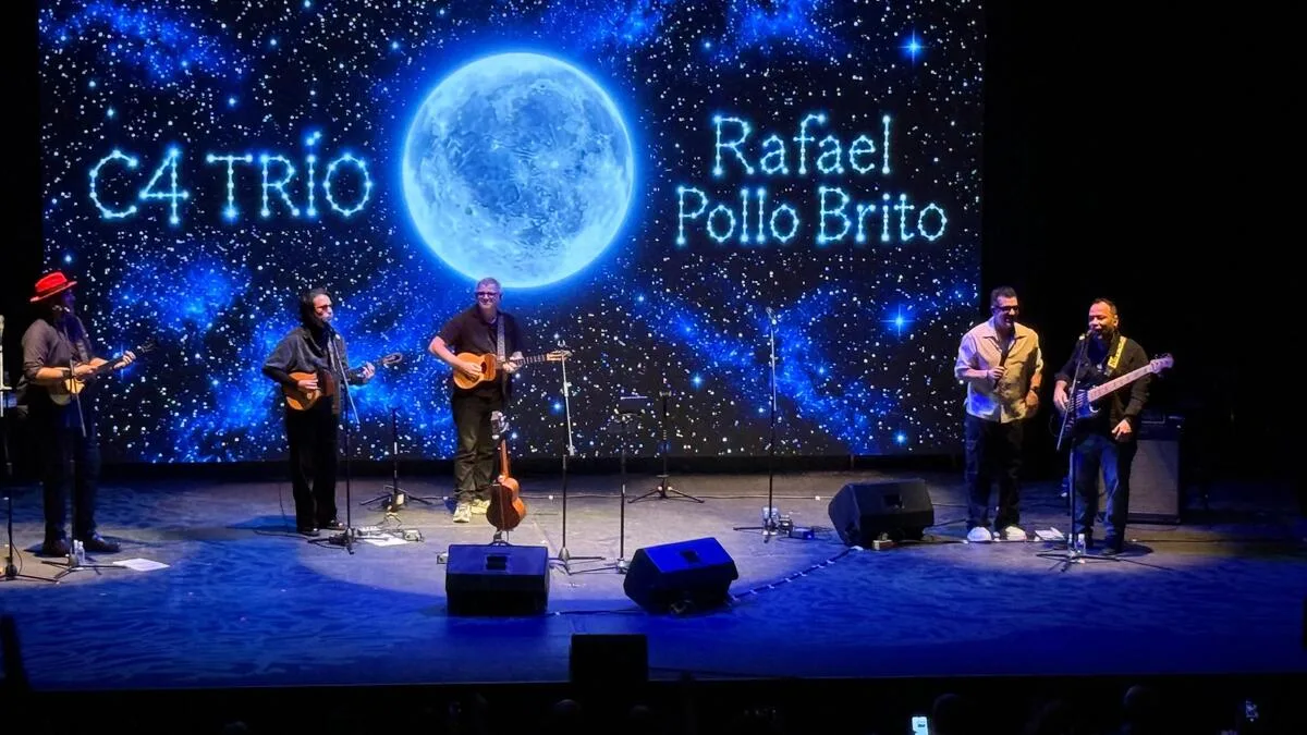 C4 Trío y el Pollo Brito celebran su reencuentro en Caracas