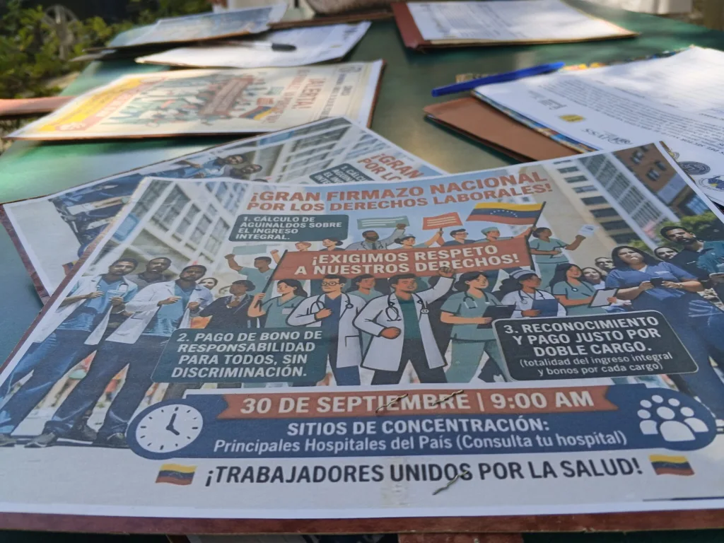 Gremios de salud en Maracaibo exigen aguinaldos dignos