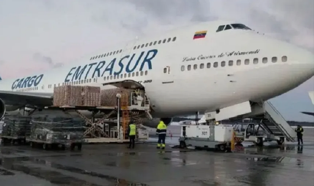 Argentina ordena decomiso de avión venezolano-iraní solicitado por EE. UU.