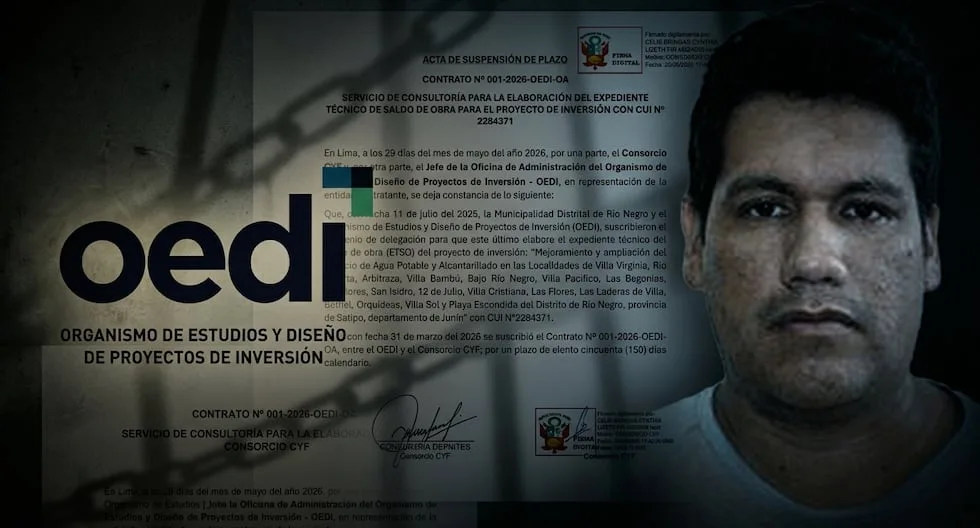 OEDI adjudicó proyecto en Satipo a exsentenciado por corrupción