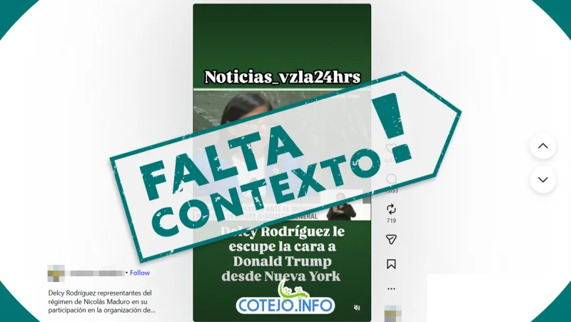 Viralizan video antiguo de Delcy Rodríguez en la ONU de 2019