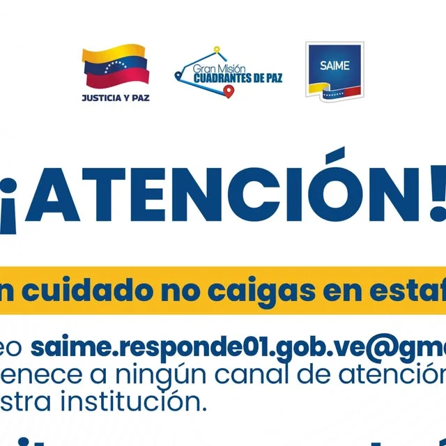 Publicación de Instagram de Red Social Saime