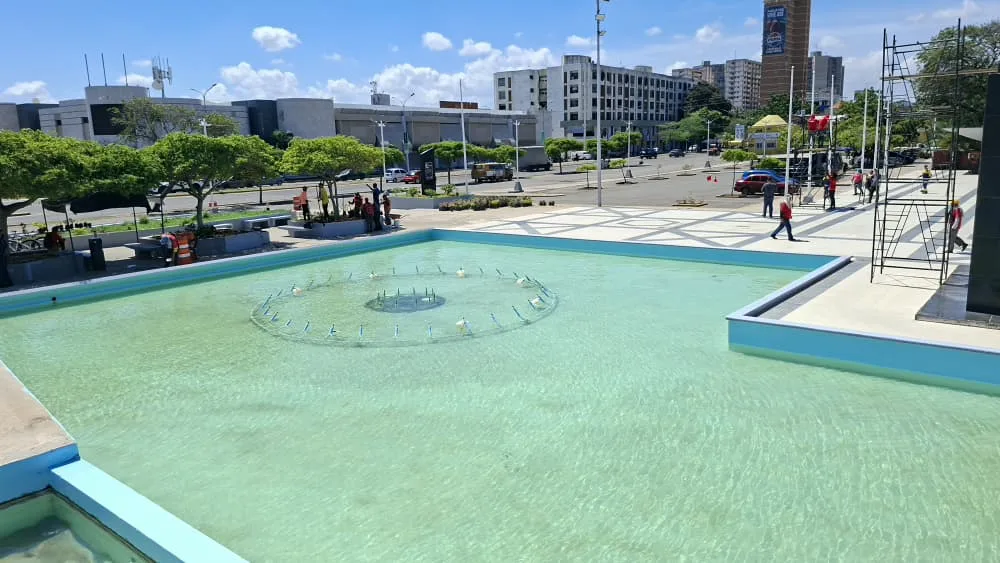 Rehabilitan el parque Rafael Urdaneta en Maracaibo