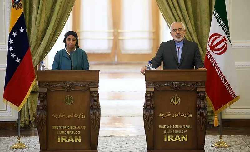 FM Zarif in joint conference with Venezuelan FM Delcy Rodríguez 05