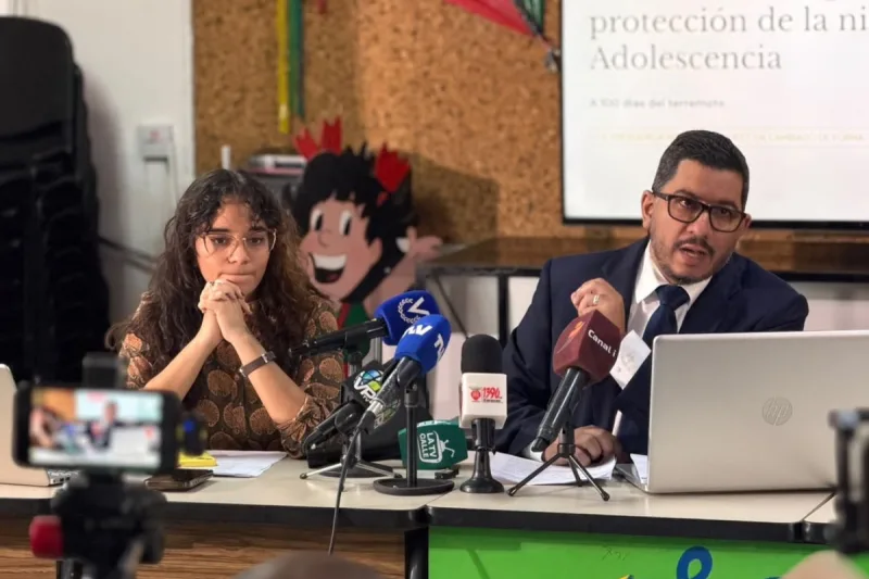 Cecodap reporta 483 NNA fallecidos por los terremotos