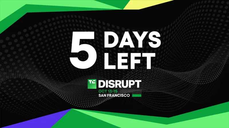 A cinco días de Disrupt 2026: aún hay pases rebajados