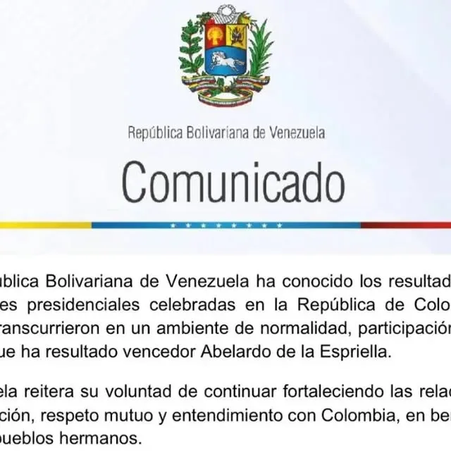 Publicación de Instagram de Yván Gil Pinto