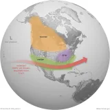 Typical North American winter impacts of El Niño, globe