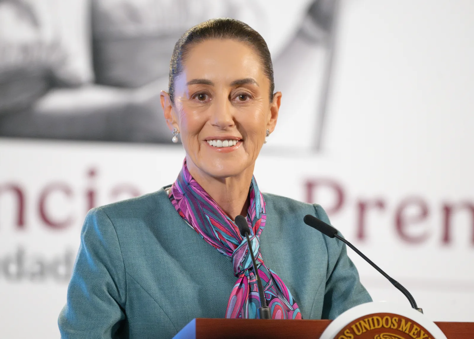 Claudia Sheinbaum en su conferencia matutina