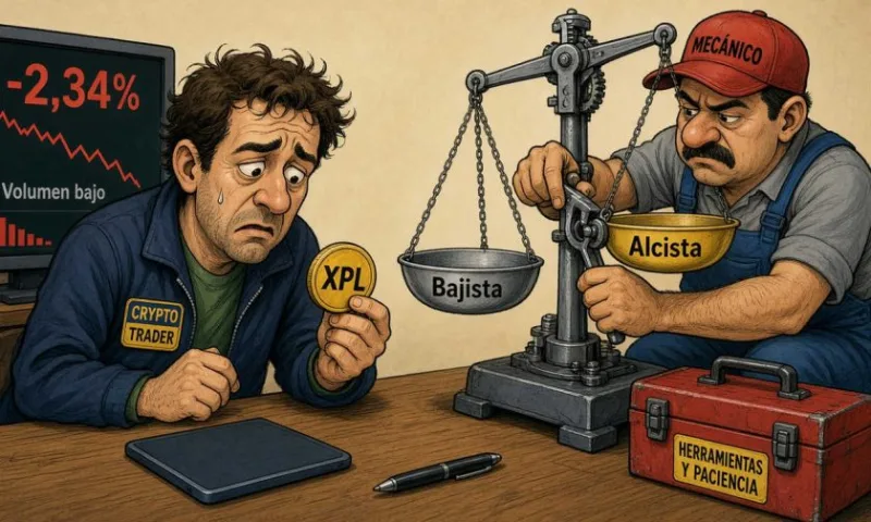 XPL retrocede 2,34% y pierde fuerza bajo medias clave