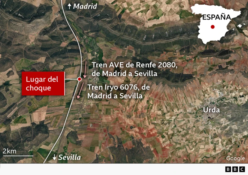 Audios revelan la orden previa al choque de trenes en España
