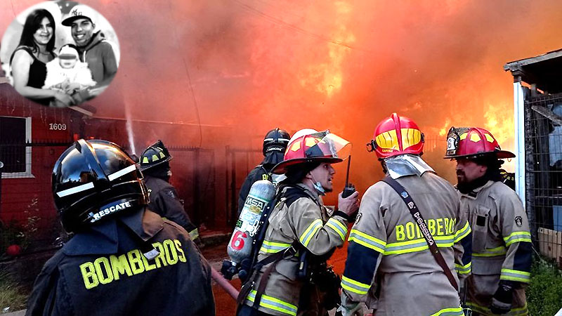 Murió familia de tres venezolanos por voraz incendio de una vivienda en Chile