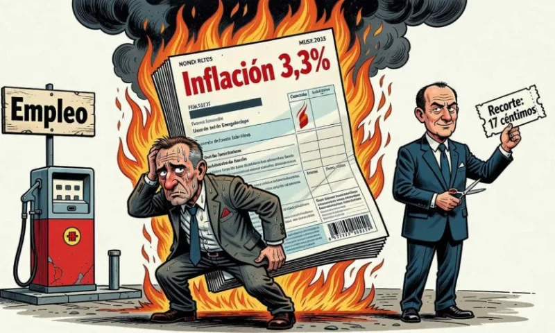 La inflación alemana sube a 3,3% y el paro vuelve a 3 millones
