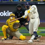 Siete venezolanos coincidieron en un juego de postemporada
